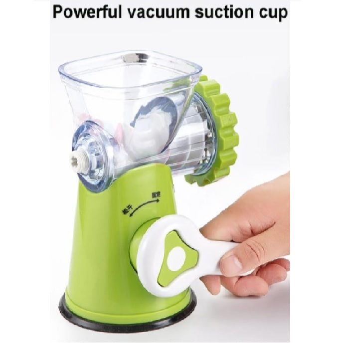 Manual Hand Crank Vegetable & Fruit Juicer – Multipurpose Kitchen Tool with Powerful Vacuum Suction Cup, Easy Squeeze Juice Extractor for Fresh Healthy Drinks, Durable Portable Juicing Machine