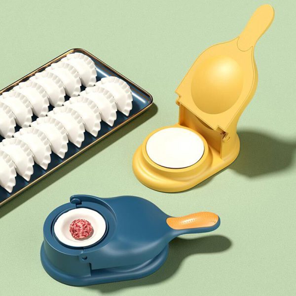 2-in-1 Dumpling Wrapper Tool – Food Grade Manual Dumpling Mold for Easy Wrapping & Shaping, Labor-Saving Pastry Press for Baking, Cooking & Kitchen Use, High-Quality Durable Home Cooking