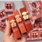 Color Castile Pack of 3 Bear Shape Matte Lipsticks – Long-Lasting, Bold and Vibrant Makeup Essential for Women & Girls, Perfect Gift Set for Birthdays, Parties, Weddings, and Daily Fashion Beauty Needs