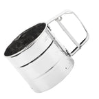 "Stainless Steel Flour Sifter | Fine Mesh Baking Cup for Cake & Pastry"