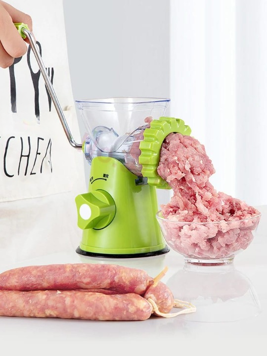 Manual Hand Crank Vegetable & Fruit Juicer – Multipurpose Kitchen Tool with Powerful Vacuum Suction Cup, Easy Squeeze Juice Extractor for Fresh Healthy Drinks, Durable Portable Juicing Machine