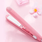 “Mini Hair Straightener – Lightweight & Portable Travel Styling Tool for Quick & Easy Hair Styling | Compact Flat Iron with Medium Heat Settings | High & Low Speed Control for Smooth & Shiny Hair