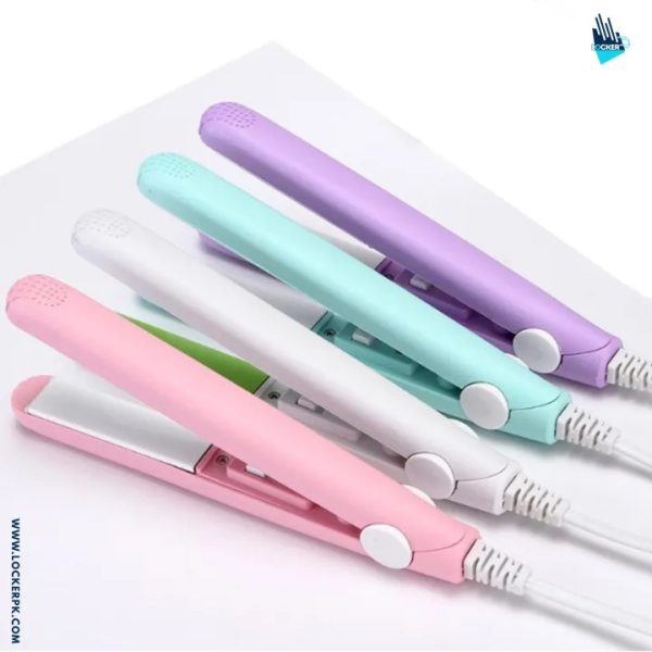 “Mini Hair Straightener – Lightweight & Portable Travel Styling Tool for Quick & Easy Hair Styling | Compact Flat Iron with Medium Heat Settings | High & Low Speed Control for Smooth & Shiny Hair