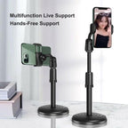 Multifunction Mobile Tripod Stand – Adjustable Mini Tripod Phone Holder with Flexible Height & Angle, Durable High-Quality Stand for Photography, Video Recording, Vlogging, Live Streaming & Daily Use