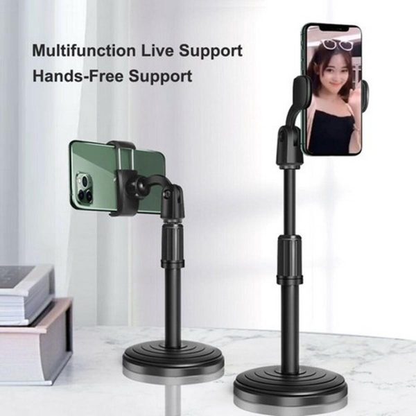 Multifunction Mobile Tripod Stand – Adjustable Mini Tripod Phone Holder with Flexible Height & Angle, Durable High-Quality Stand for Photography, Video Recording, Vlogging, Live Streaming & Daily Use