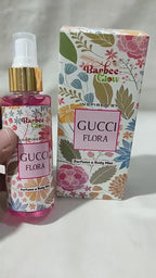 Gucci Flora Pink Perfume 120ml – Elegant floral fragrance for women in a pink luxury bottle, long-lasting and feminine scent.